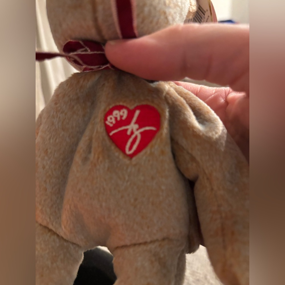 Vintage Ty Beanie Baby lot- princess Diana Bear, Spike Rhino and 1999 Sig bear - Picture 8 of 8